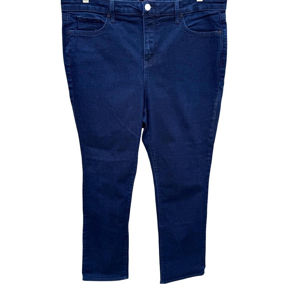 NYDJ Sheri Slimming Jeans‎ Dark Wash Lift Tuck High Rise Tummy Control Denim 16